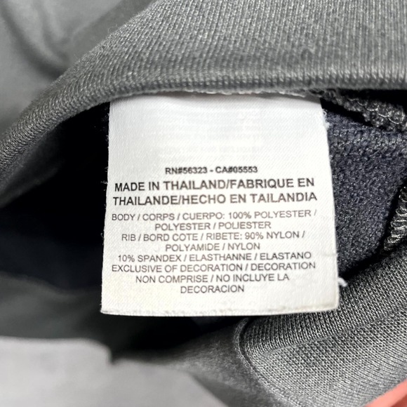 Nike Dri-Fit Hoodie Mens Medium Black Stretch Logo Pockets Short Sleeve Pullover - Picture 5 of 9